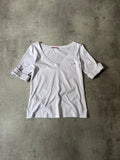 Prada Pocket V-Neck T-shirt Liliac Women - XL