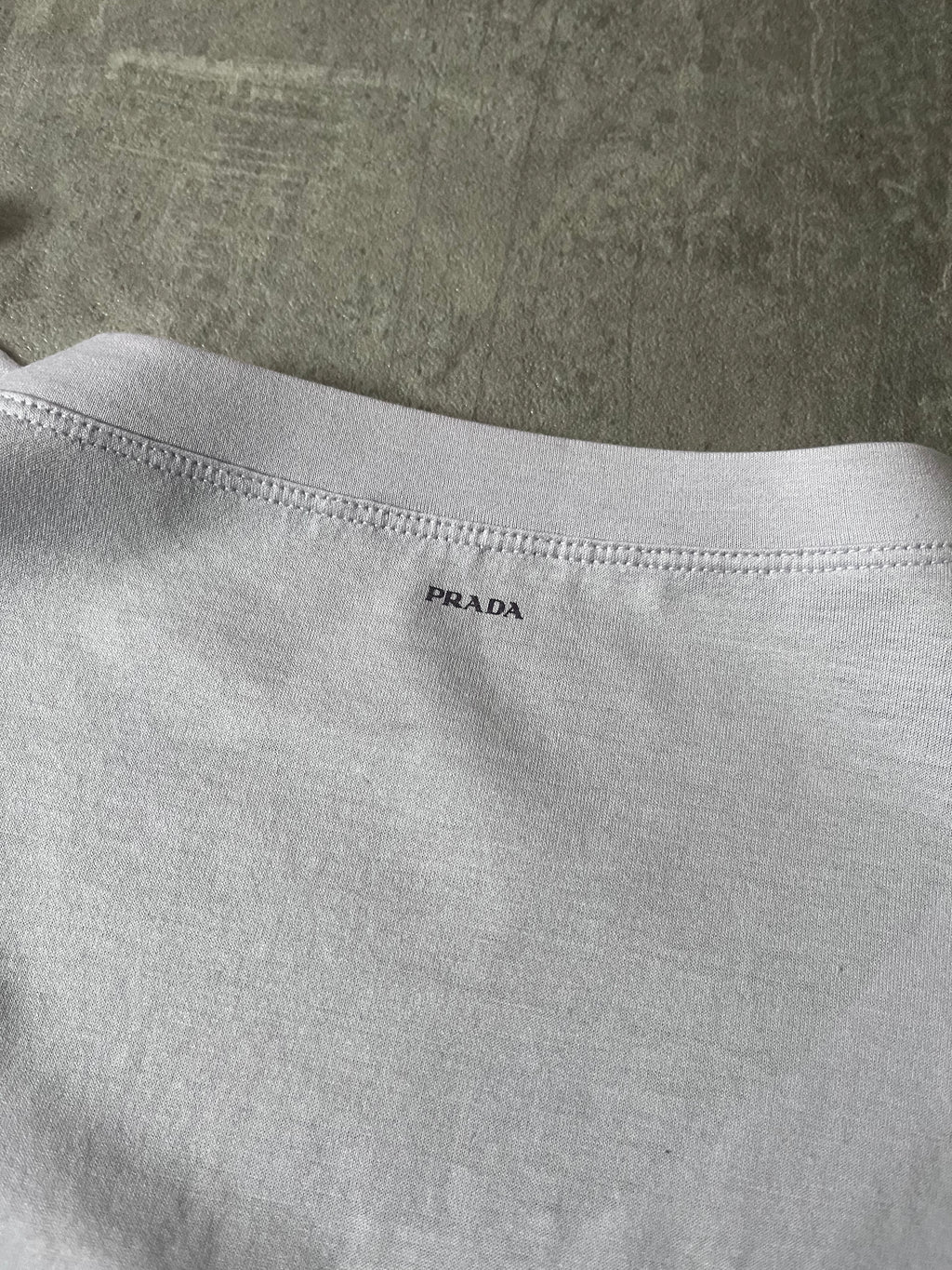 Prada Pocket V-Neck T-shirt Liliac Women - XL