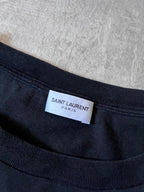 S/S 2018 Saint Laurent Paris Western Logo T-shirt Black Men - L