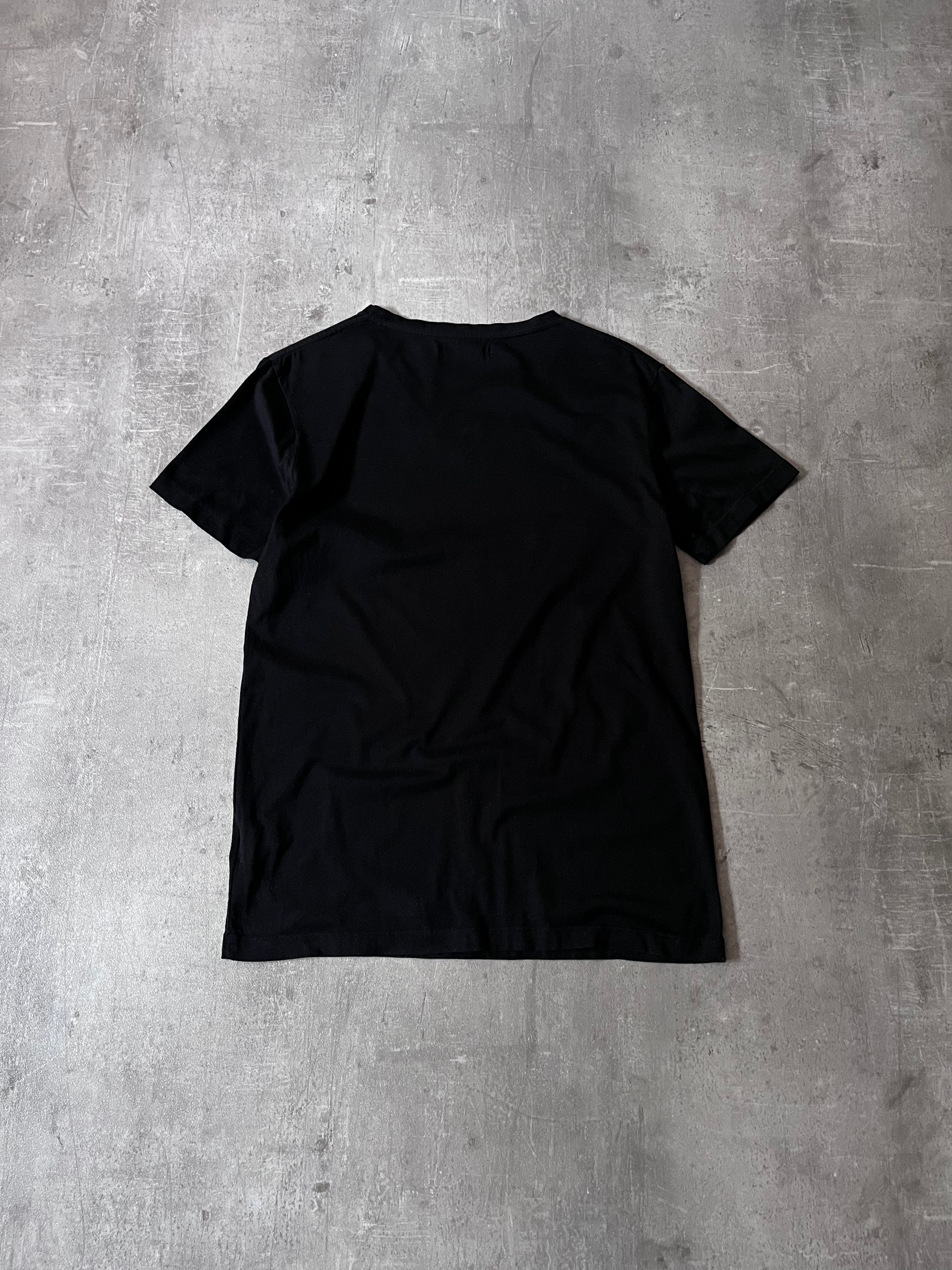 F/W 2009-10 Raf Simons Geometric Pattern T-shirt Black Men - L