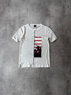 90s Jean Paul Gaultier Mesh Top T-shirt White Unisex - M
