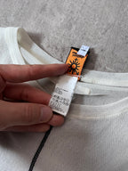 90s Jean Paul Gaultier Mesh Top T-shirt White Unisex - M