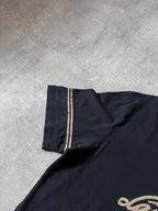 Saint Laurent Paris 50s Signature Destroyed T-shirt Dark Navy Men - XL