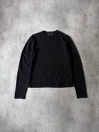 Prada Vintage Basic Longsleeve Black Women - L