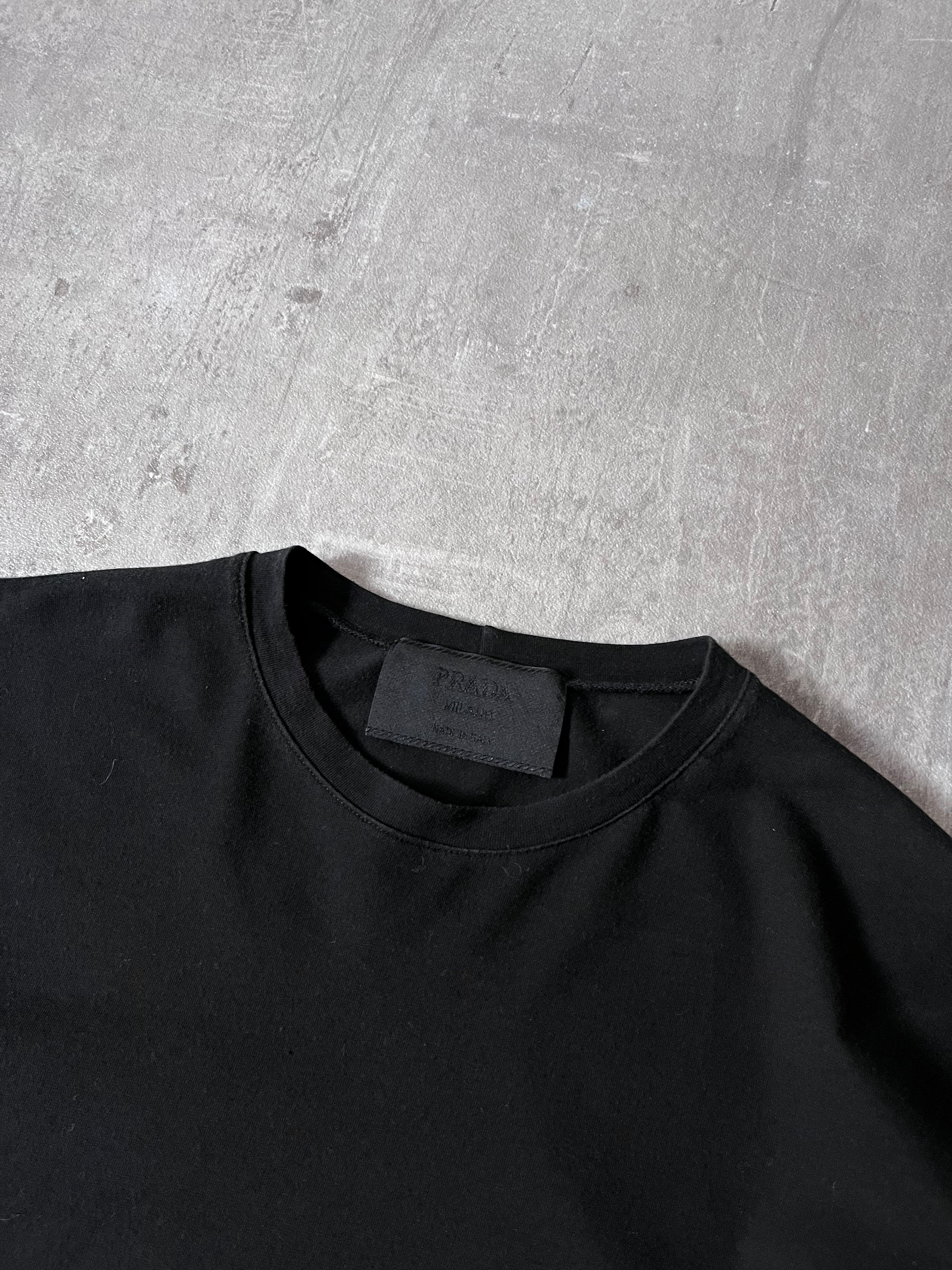 Prada Vintage Basic Longsleeve Black Women - L