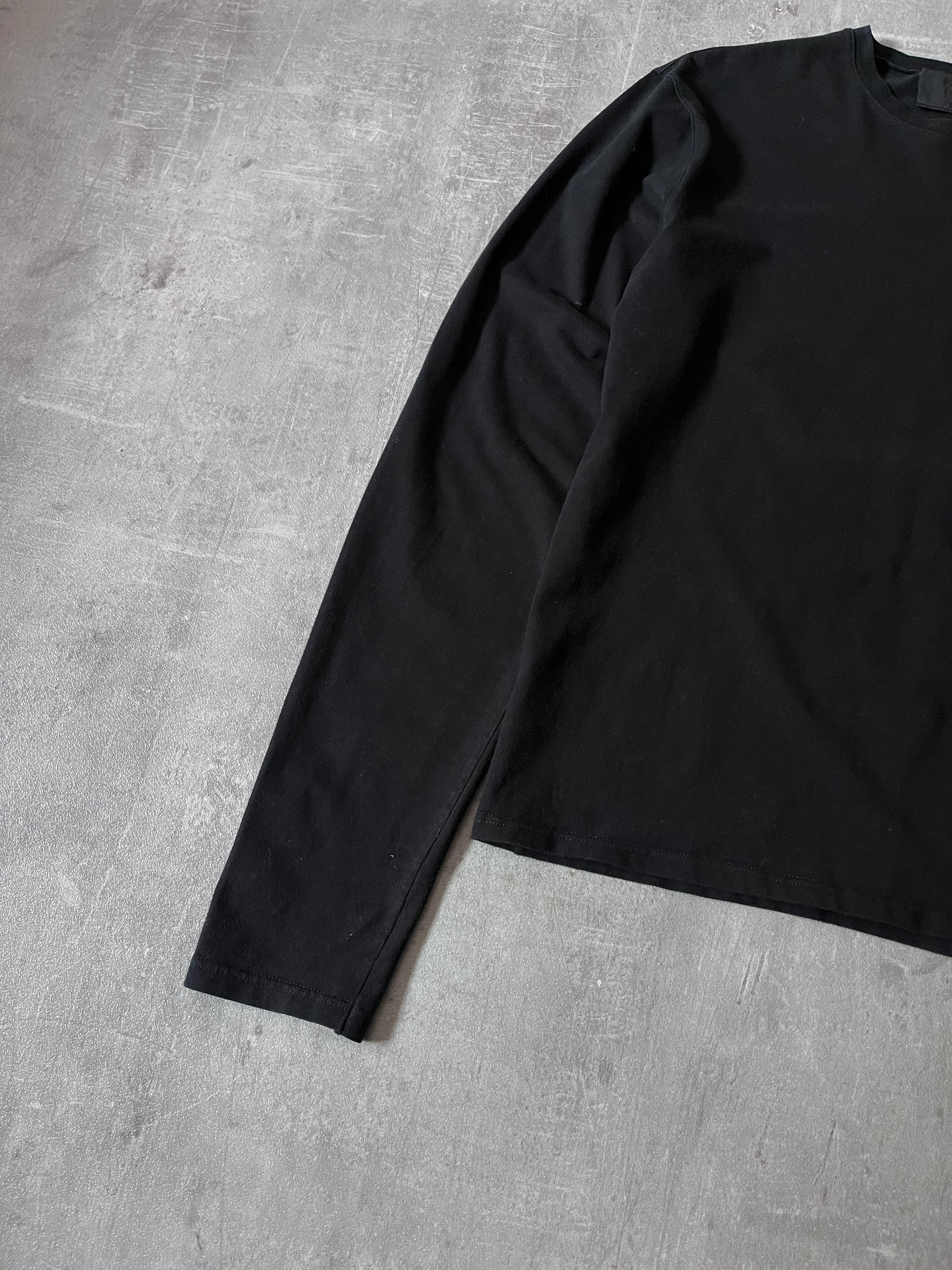 Prada Vintage Basic Longsleeve Black Women - L