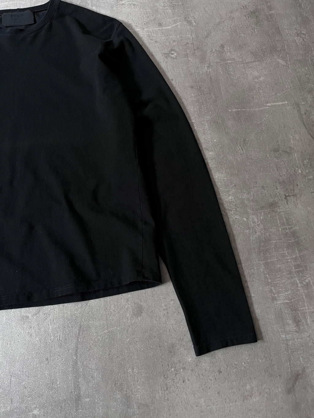 Prada Vintage Basic Longsleeve Black Women - L