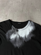 Ann Demeulemeester Paint Spray Effect T-shirt Black Men - M