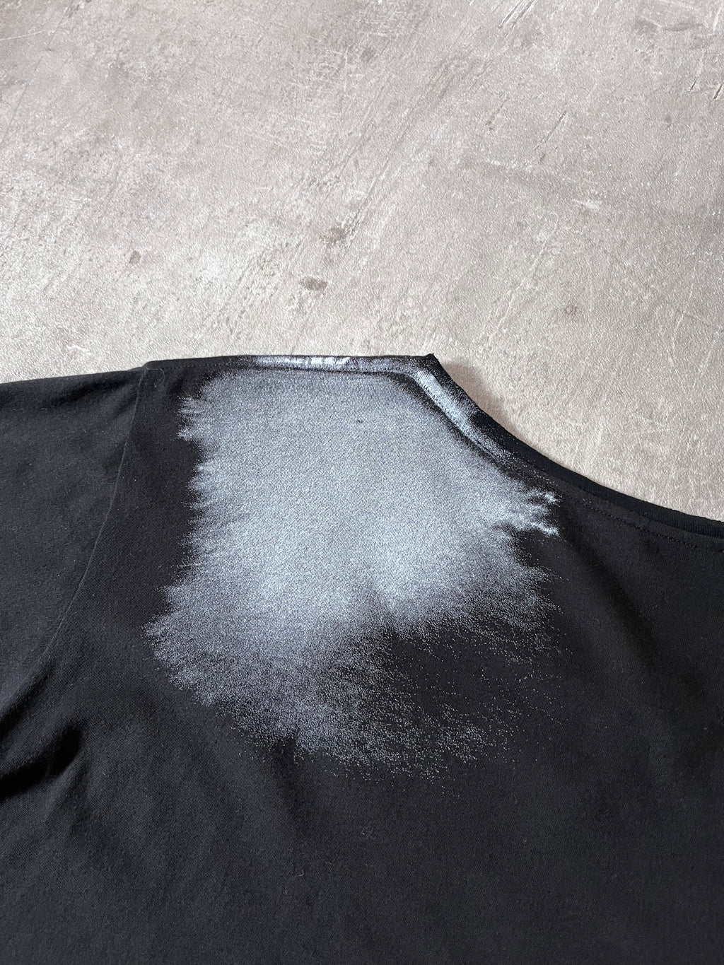 Ann Demeulemeester Paint Spray Effect T-shirt Black Men - M