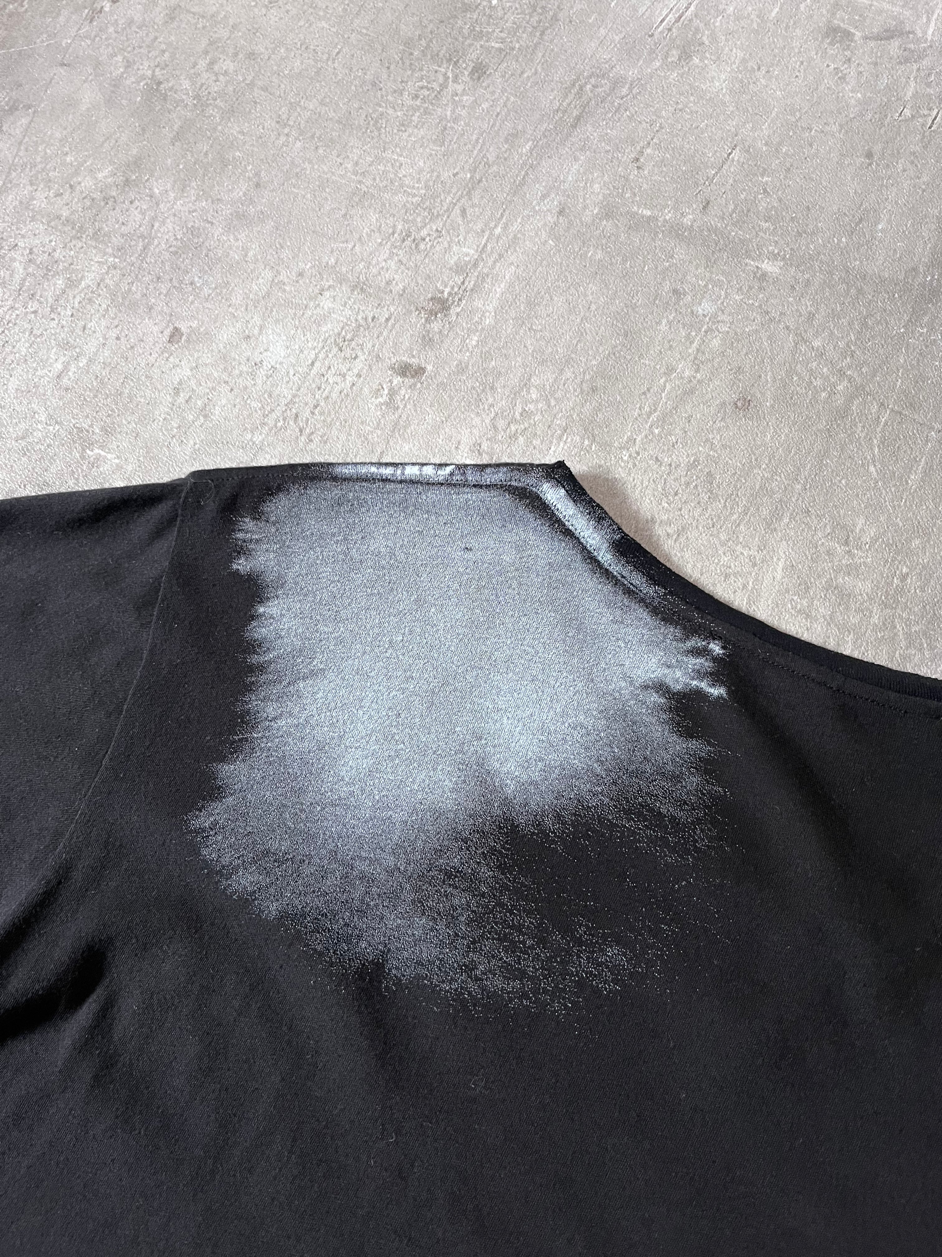Ann Demeulemeester Paint Spray Effect T-shirt Black Men - M