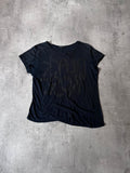 S/S 2004 Ann Demeulemeester "Black Rose" T-Shirt Black Unisex - S