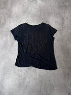 S/S 2004 Ann Demeulemeester "Black Rose" T-Shirt Black Unisex - S
