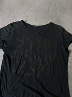S/S 2004 Ann Demeulemeester "Black Rose" T-Shirt Black Unisex - S