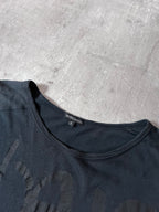 S/S 2004 Ann Demeulemeester "Black Rose" T-Shirt Black Unisex - S