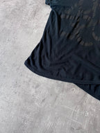 S/S 2004 Ann Demeulemeester "Black Rose" T-Shirt Black Unisex - S