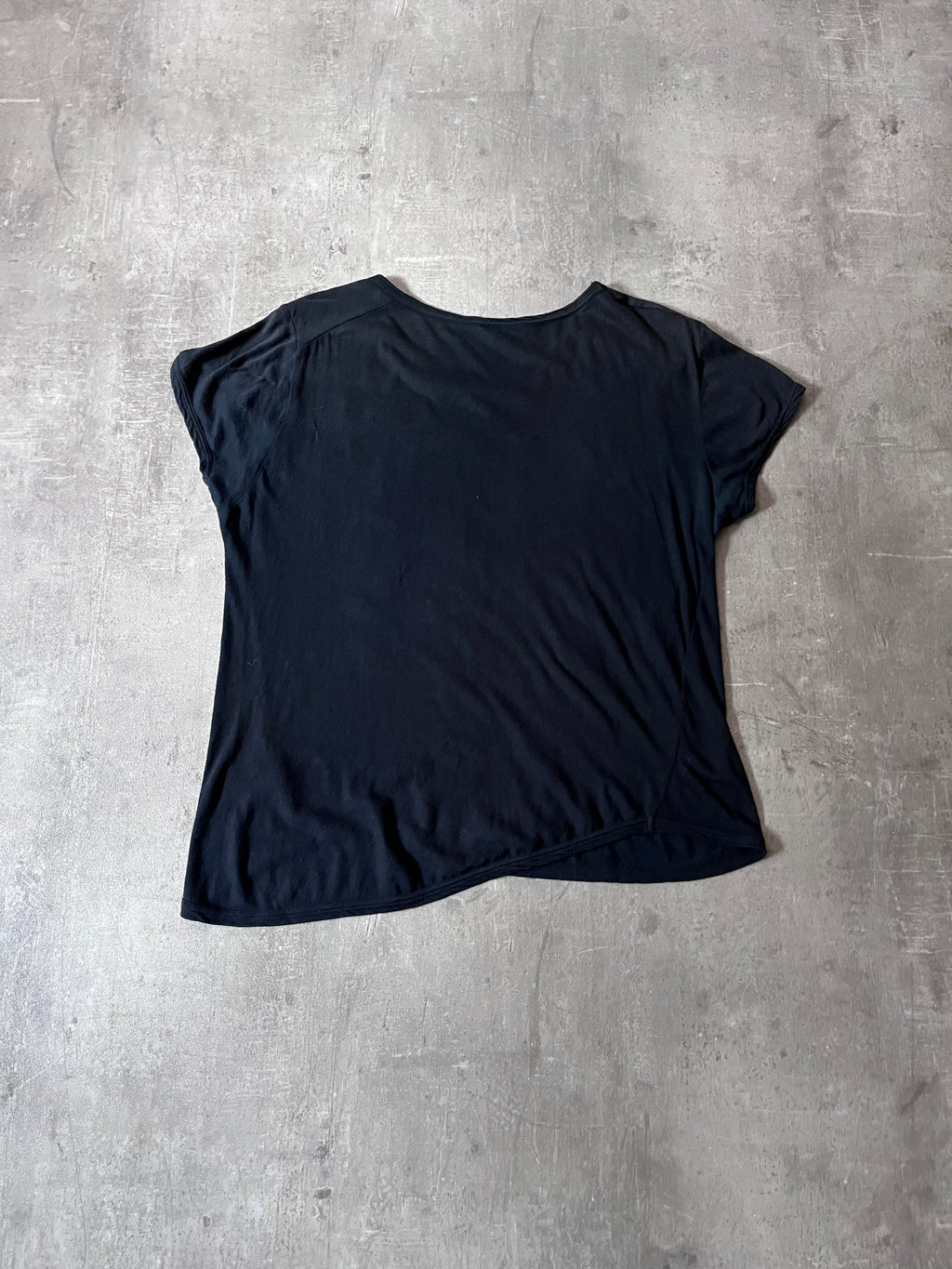 S/S 2004 Ann Demeulemeester "Black Rose" T-Shirt Black Unisex - S