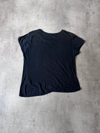 S/S 2004 Ann Demeulemeester "Black Rose" T-Shirt Black Unisex - S