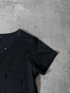 2000s Ann Demeulemeester Distressed T-Shirt Black Men - M
