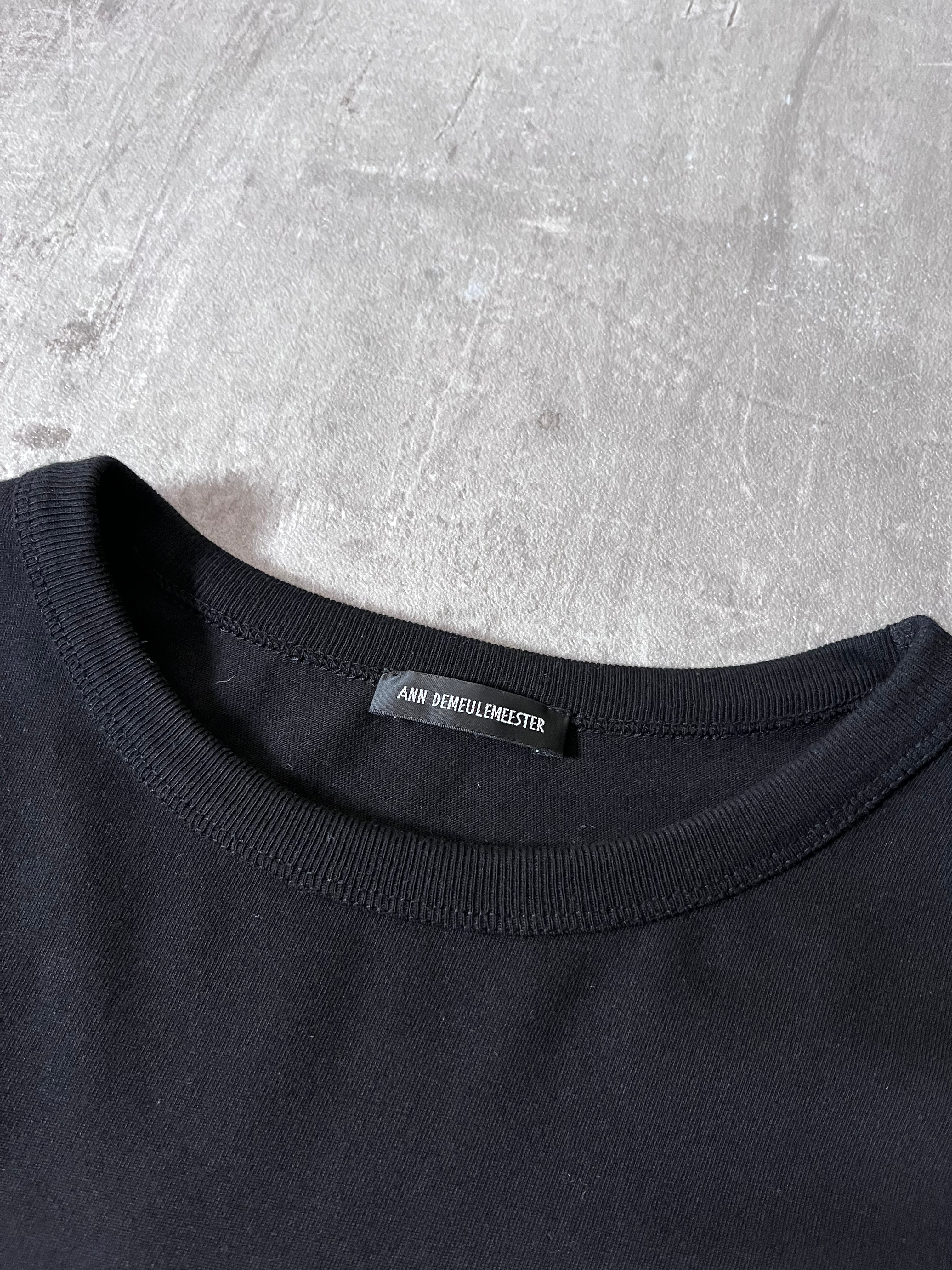 F/W 2023 Ann Demeulemeester Campaign T-shirt Black Men - M