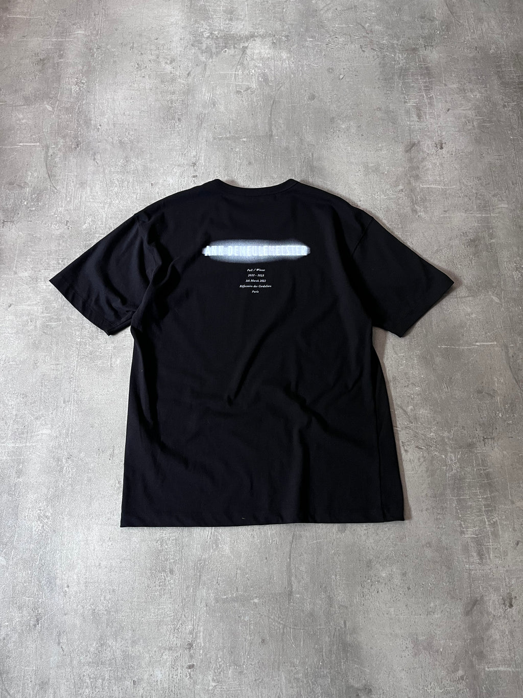 F/W 2023 Ann Demeulemeester Campaign T-shirt Black Men - M