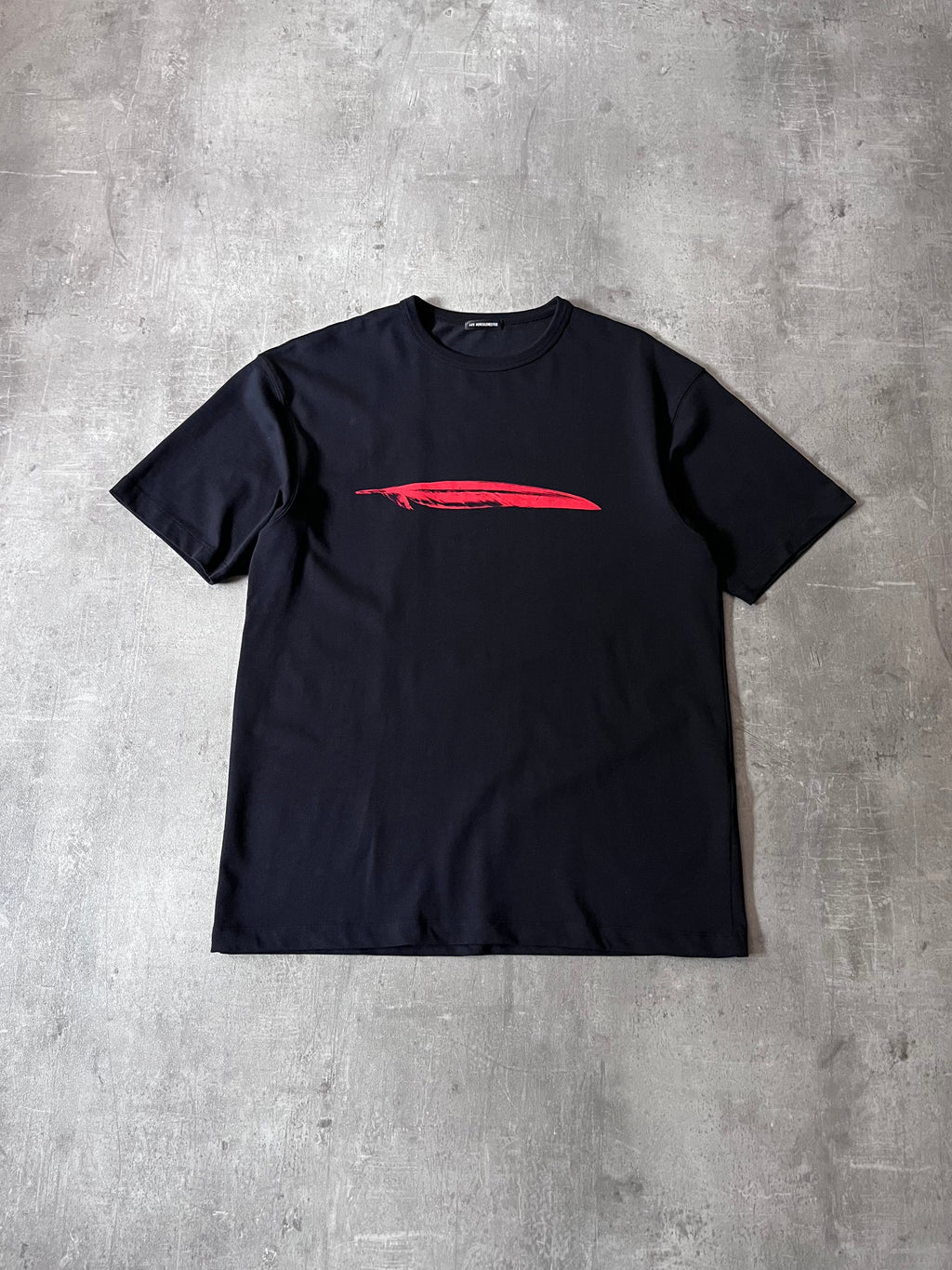 F/W 2023 Ann Demeulemeester Feather Campaign T-shirt Black Men - M
