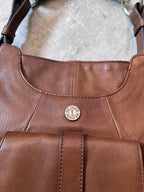 2000s Yves Saint Laurent Vintage Mombasa Small Shoulder Bag Brown