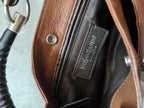 2000s Yves Saint Laurent Vintage Mombasa Small Shoulder Bag Brown