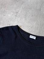 Saint Laurent Paris 50s Signature Destroyed T-shirt Dark Navy Men - XL