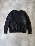 F/W 2015 Saint Laurent Paris by Hedi Slimane Reflective Animal Print Sweatshirt Black Men - L
