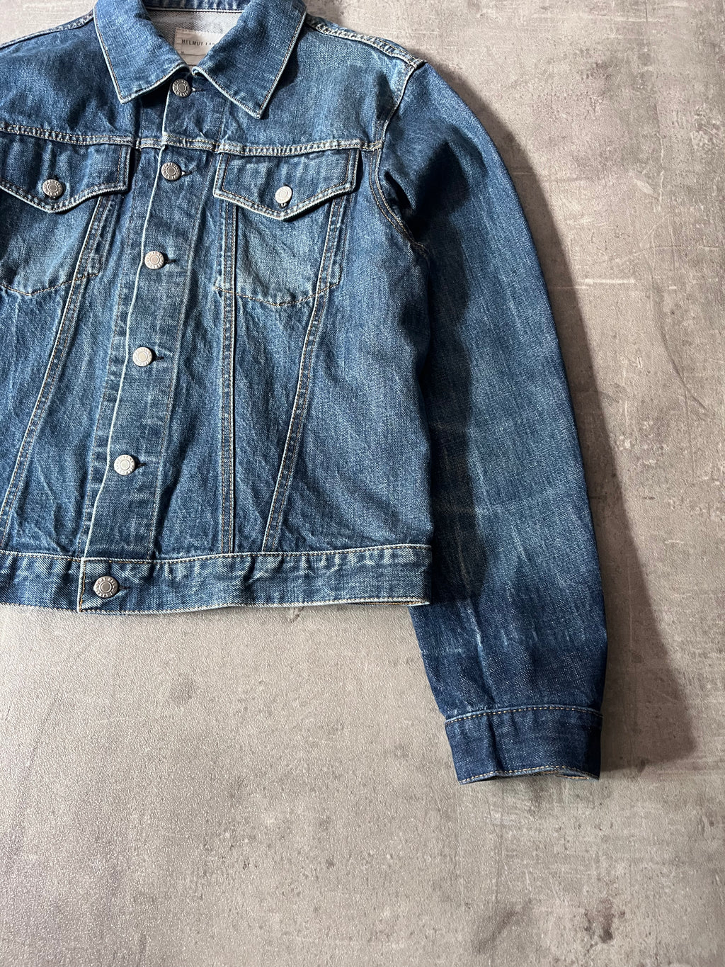 2000s Helmut Lang Classic 2 Pocket Denim Jacket Blue Men - M