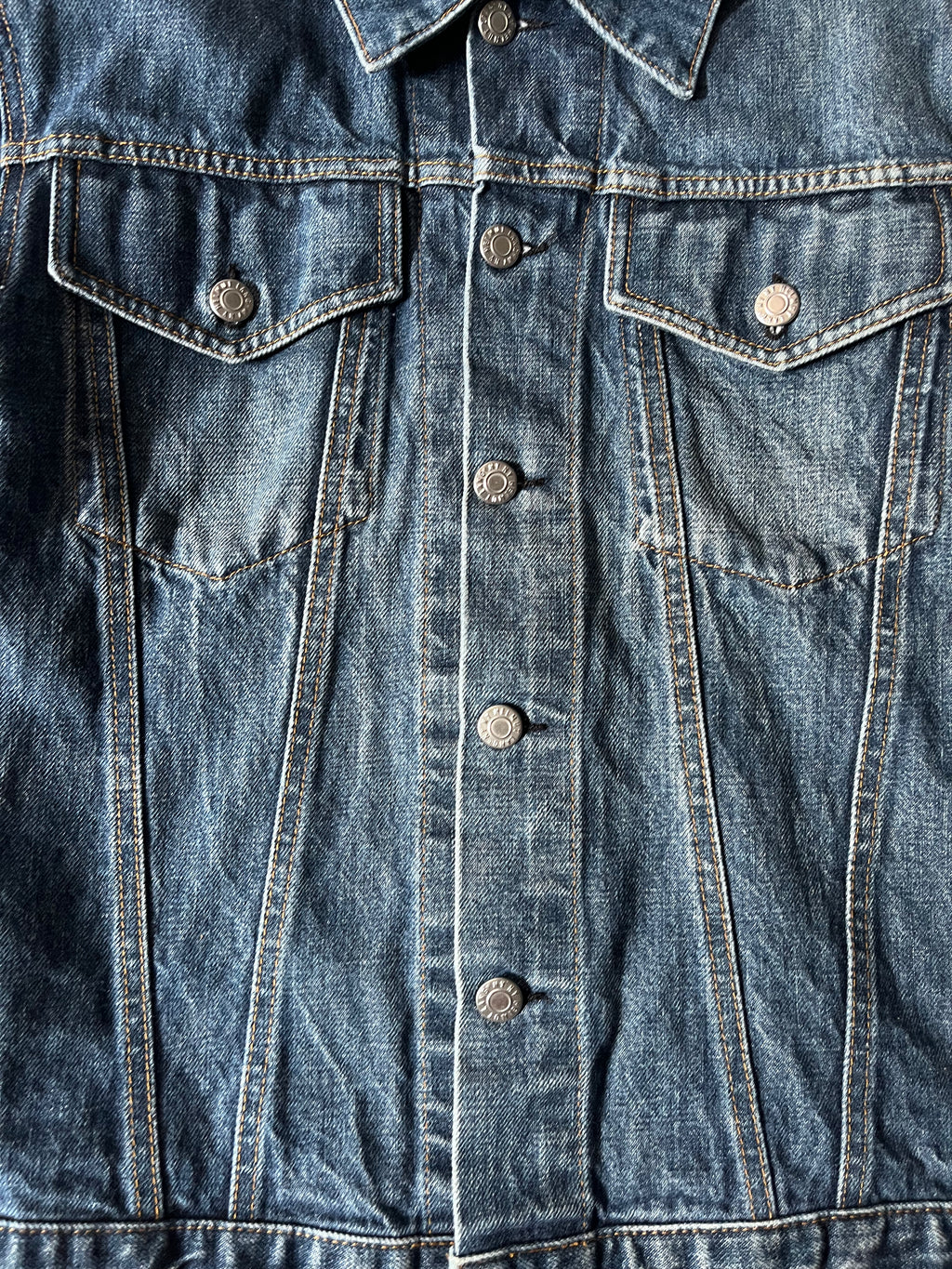 2000s Helmut Lang Classic 2 Pocket Denim Jacket Blue Men - M