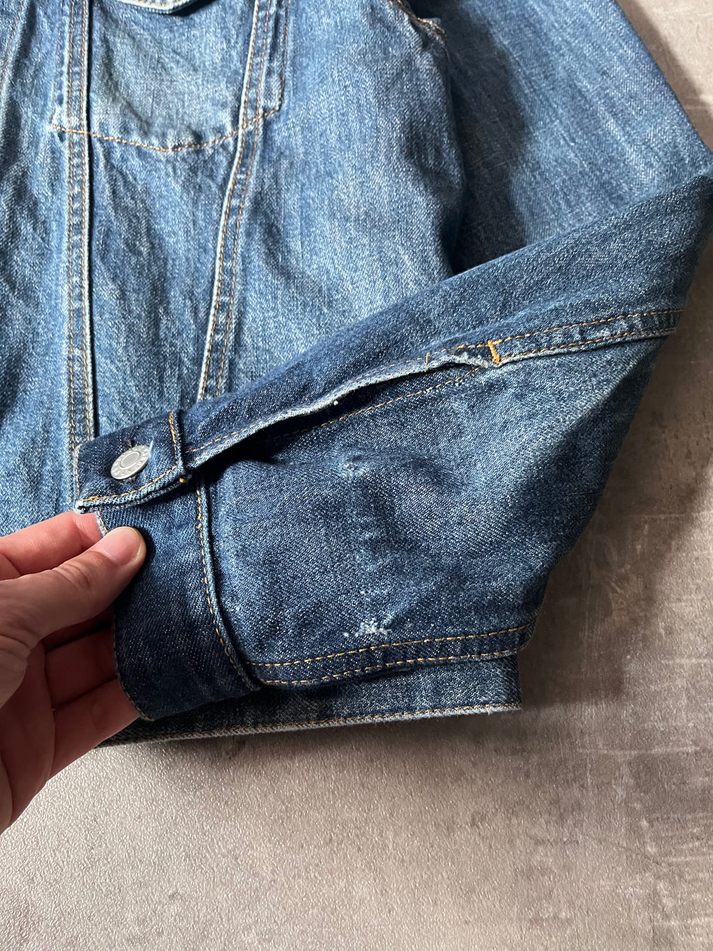 2000s Helmut Lang Classic 2 Pocket Denim Jacket Blue Men - M