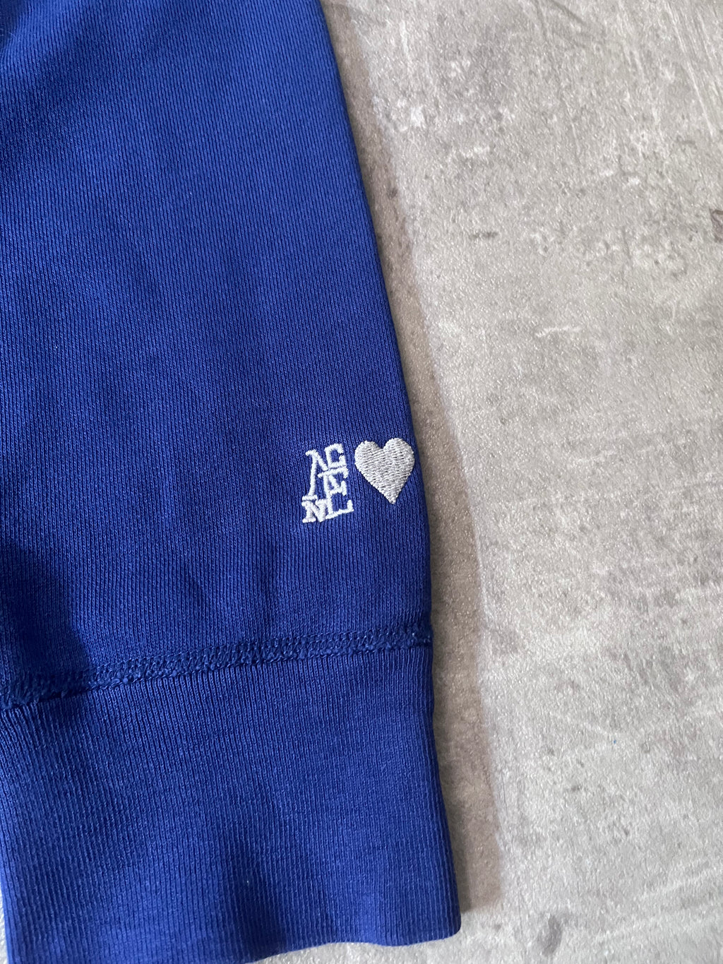 S/S 2013 Acne Studios Cape Horn Sweatshirt Blue Men - M