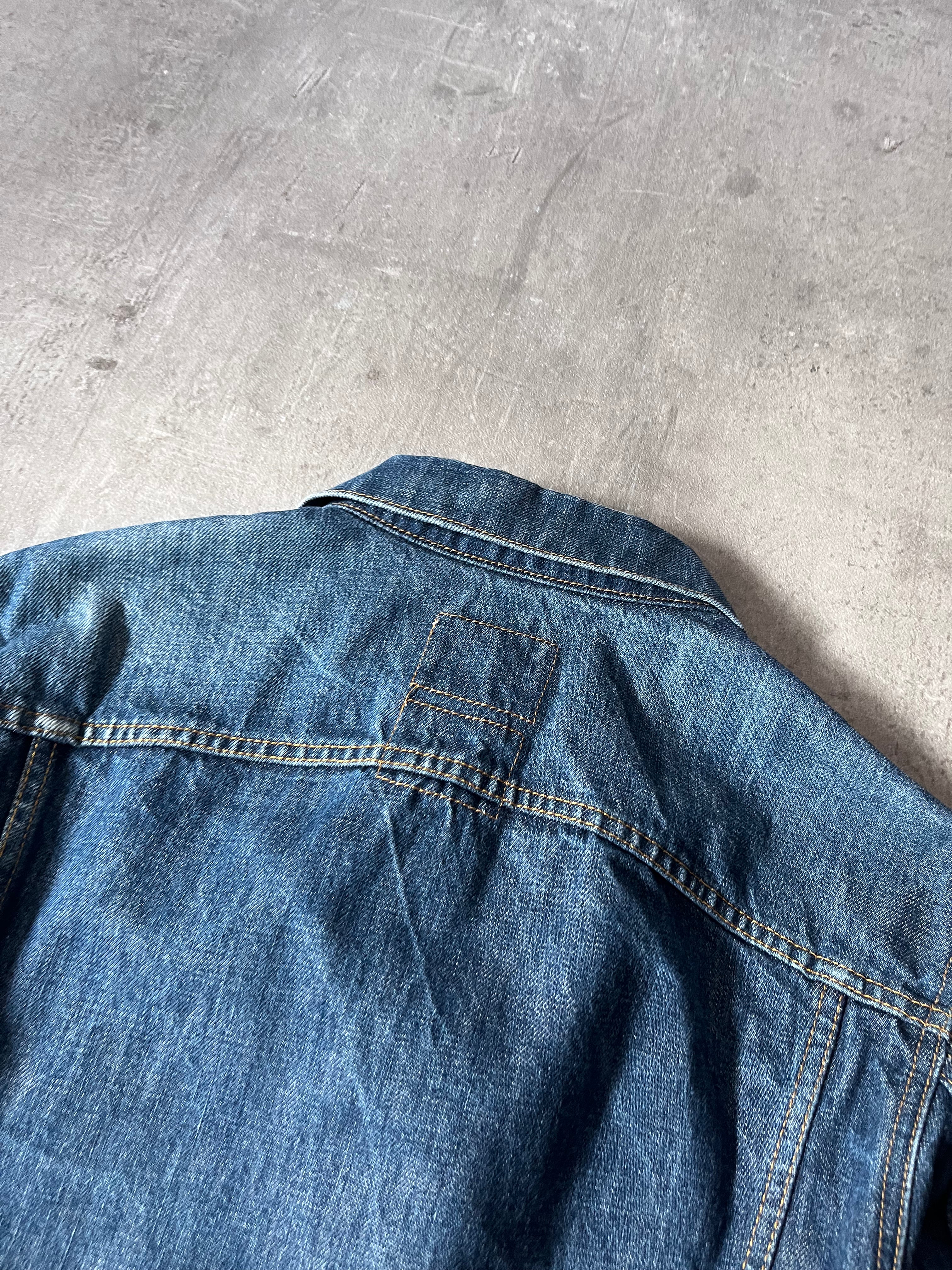 2000s Helmut Lang Classic 2 Pocket Denim Jacket Blue Men - M