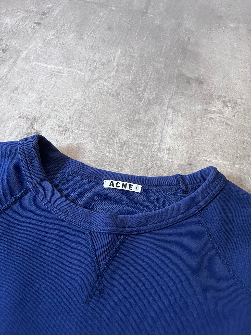 S/S 2013 Acne Studios Cape Horn Sweatshirt Blue Men - M