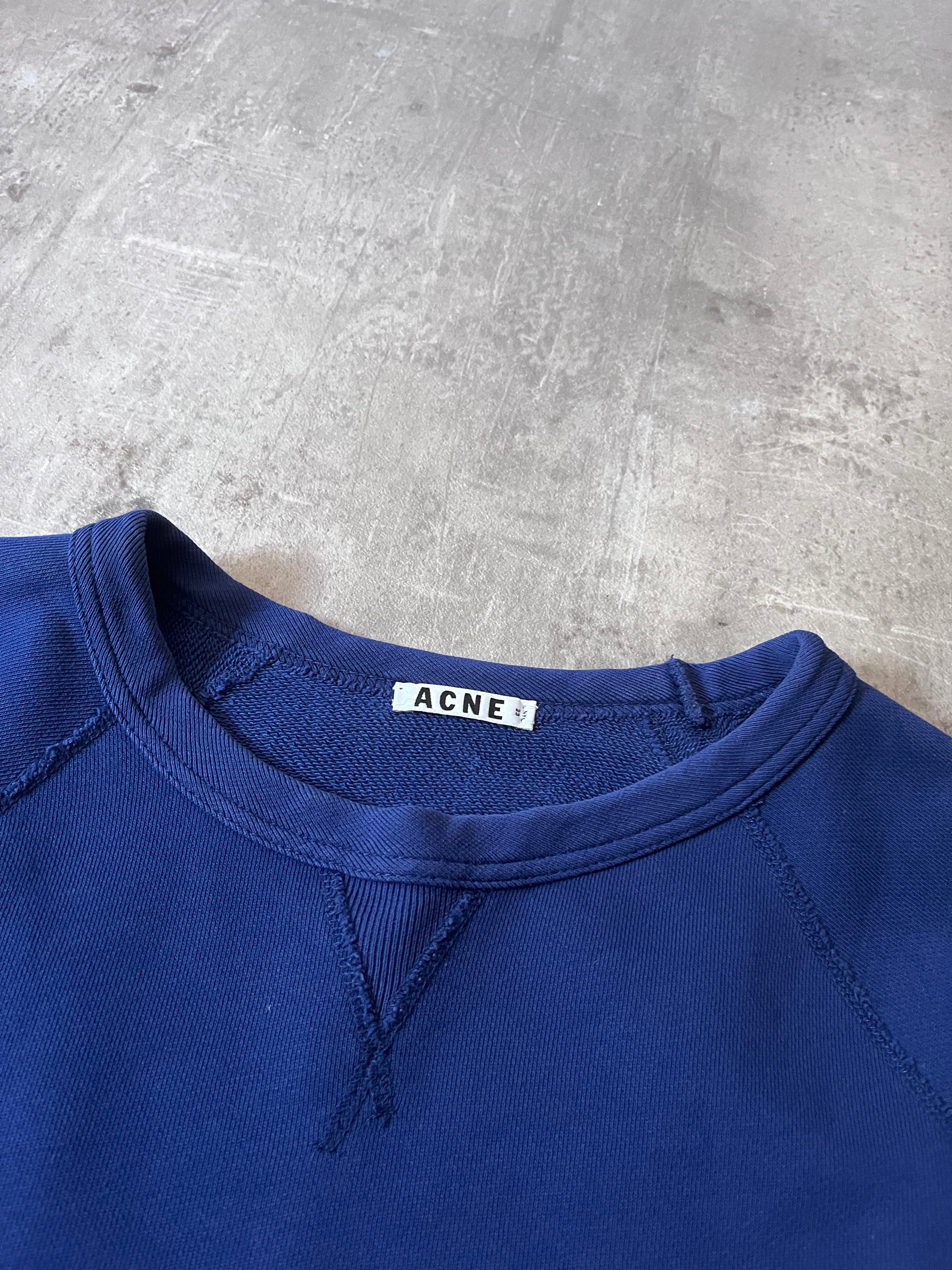 S/S 2013 Acne Studios Cape Horn Sweatshirt Blue Men - M