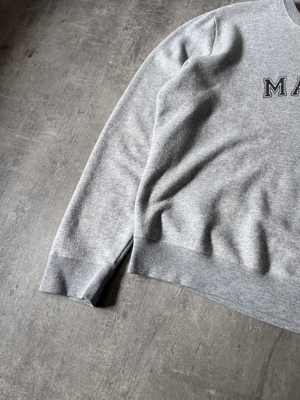 S/S 2019 Saint Laurent Paris Malibu Sweatshirt Grey Men - L