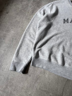 S/S 2019 Saint Laurent Paris Malibu Sweatshirt Grey Men - L
