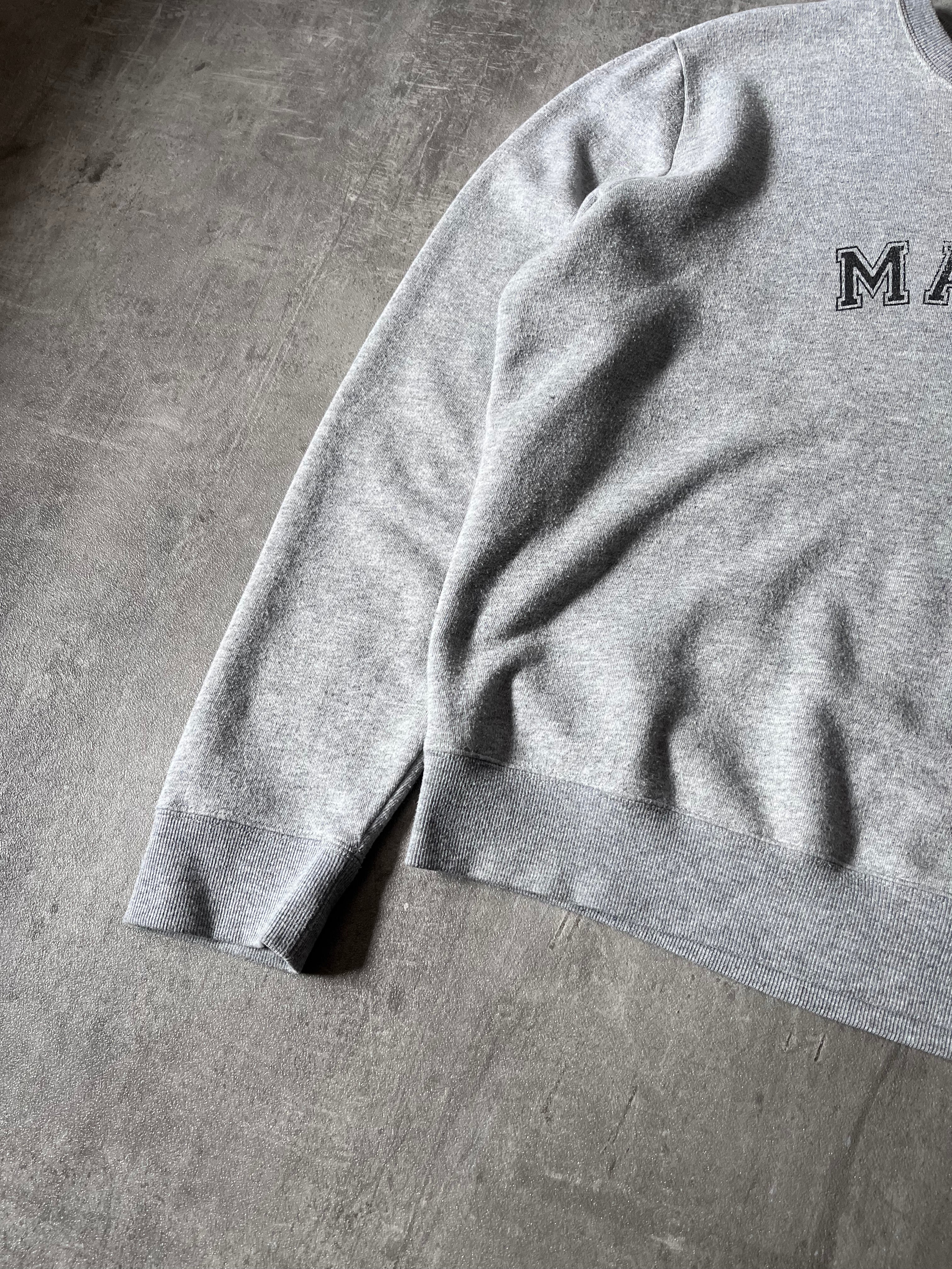 S/S 2019 Saint Laurent Paris Malibu Sweatshirt Grey Men - L