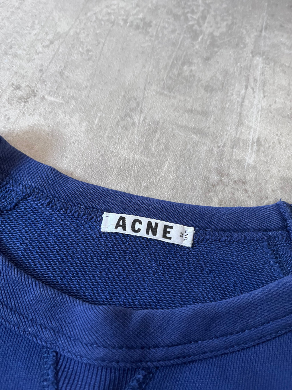 S/S 2013 Acne Studios Cape Horn Sweatshirt Blue Men - M