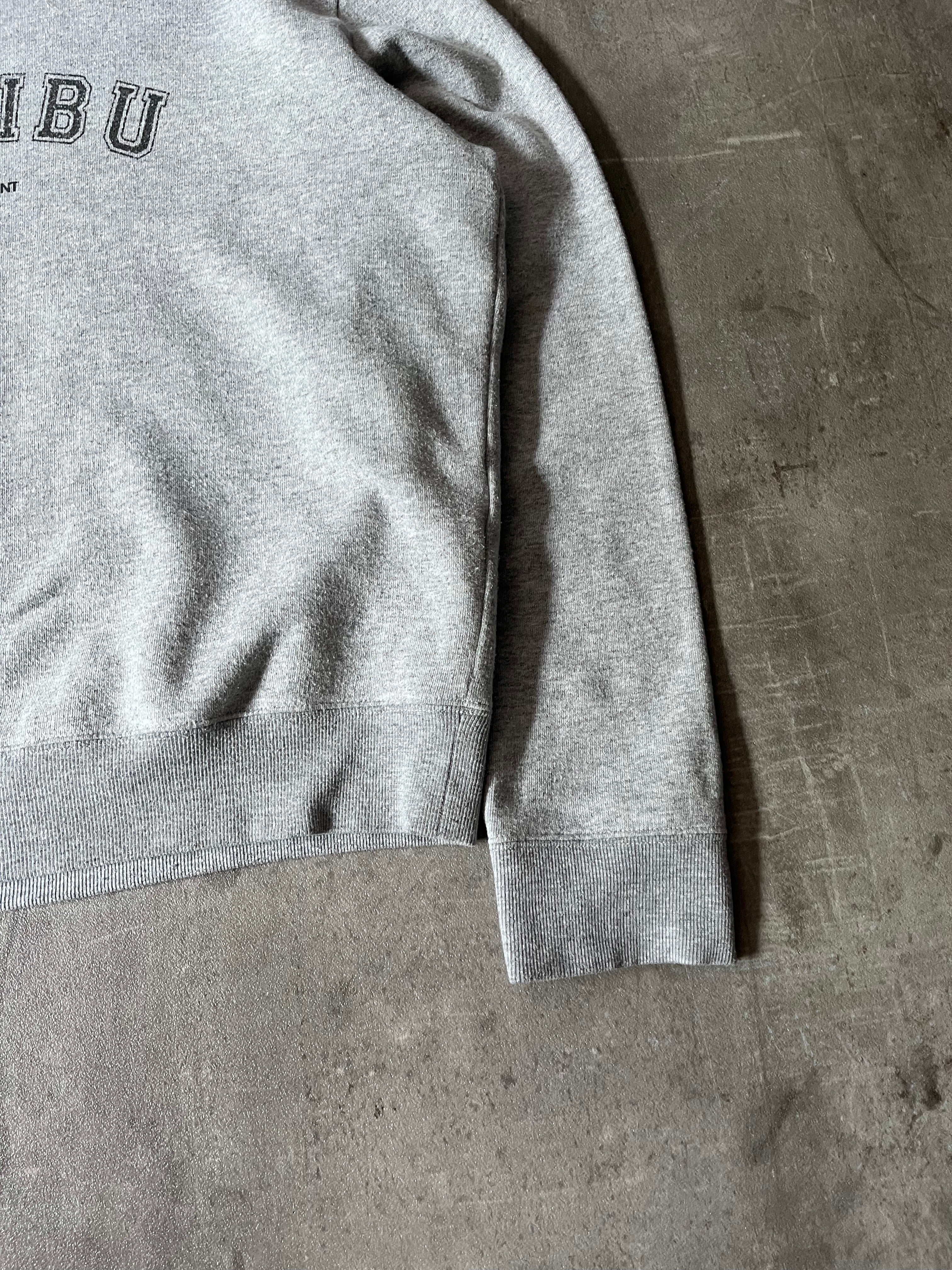 S/S 2019 Saint Laurent Paris Malibu Sweatshirt Grey Men - L