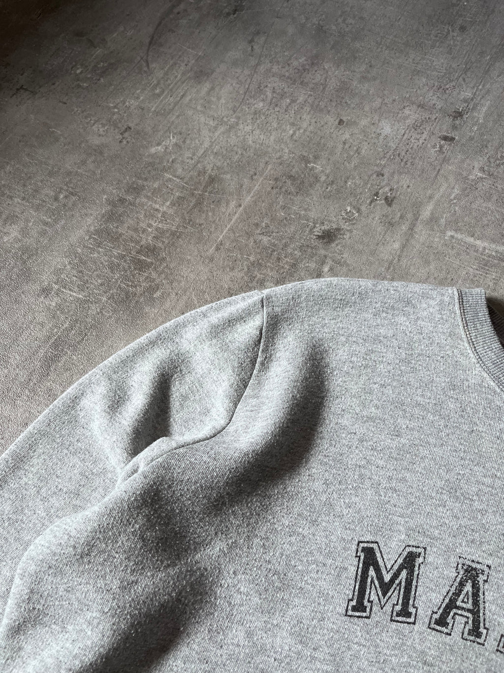 S/S 2019 Saint Laurent Paris Malibu Sweatshirt Grey Men - L