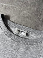 S/S 2019 Saint Laurent Paris Malibu Sweatshirt Grey Men - L
