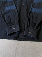 Raf Simons Geometric Patch Shirt Black Navy Men - M