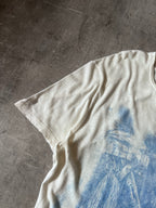 Gucci Vintage Blue Ship Painting T-shirt White Men - L