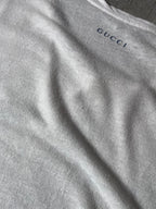 Gucci Vintage Blue Ship Painting T-shirt White Men - L