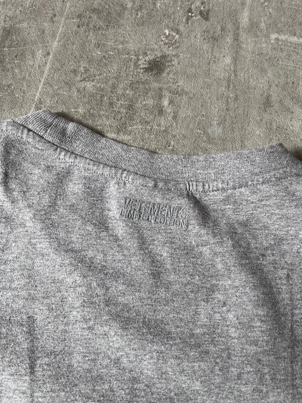 Vetements Limited Edition T-shirt Grey Men - XL