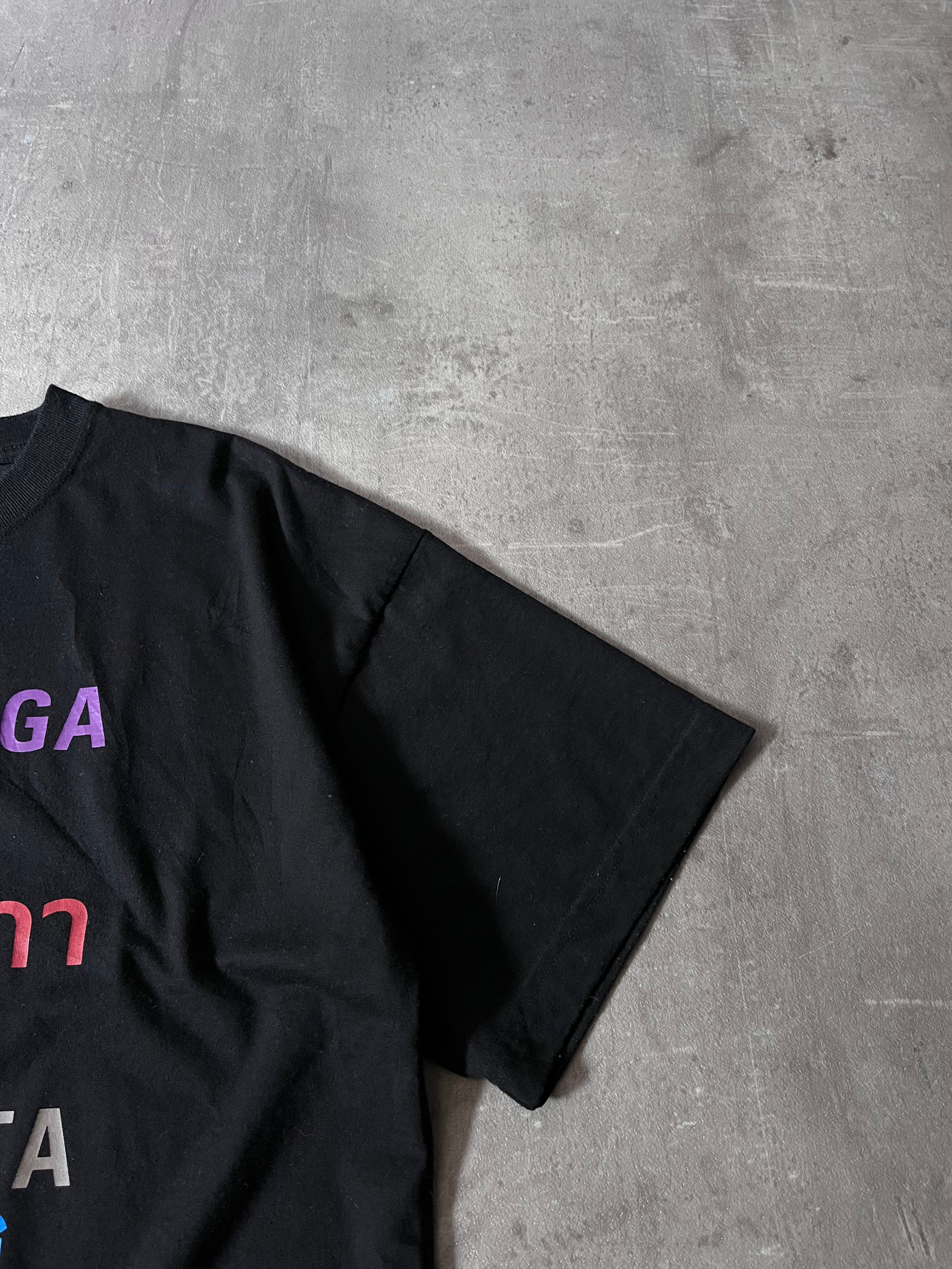 Balenciaga 7 Language T-shirt Black Men - M