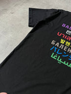 Balenciaga 7 Language T-shirt Black Men - M