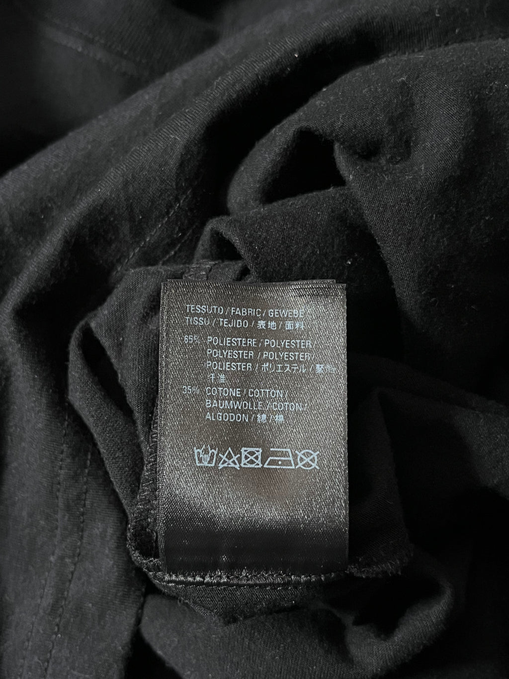 Balenciaga 7 Language T-shirt Black Men - M